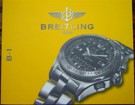 breitling flying b no 1|breitling b 1 manual.